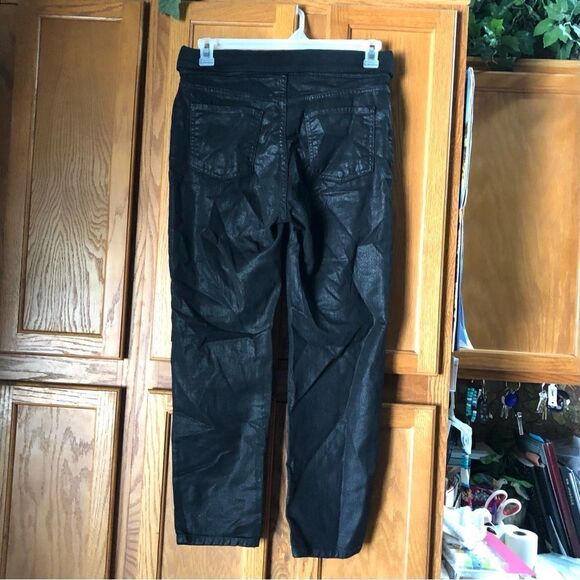 REVICE Foldover Shimmer Moto Straight Jeans - 32 - Picture 10 of 14